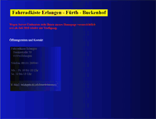 Tablet Screenshot of erlangen.fahrradkiste.eu